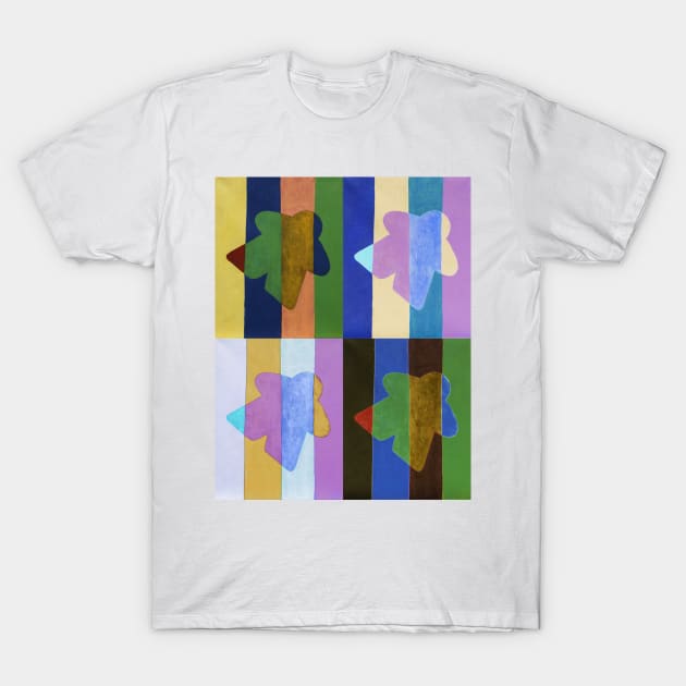 Untitled Stripey Squared T-Shirt by Zenanigans